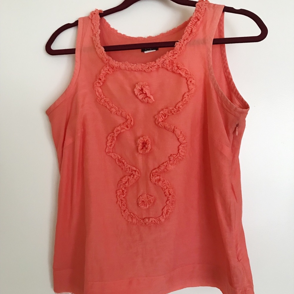 Peach Sleeveless Top